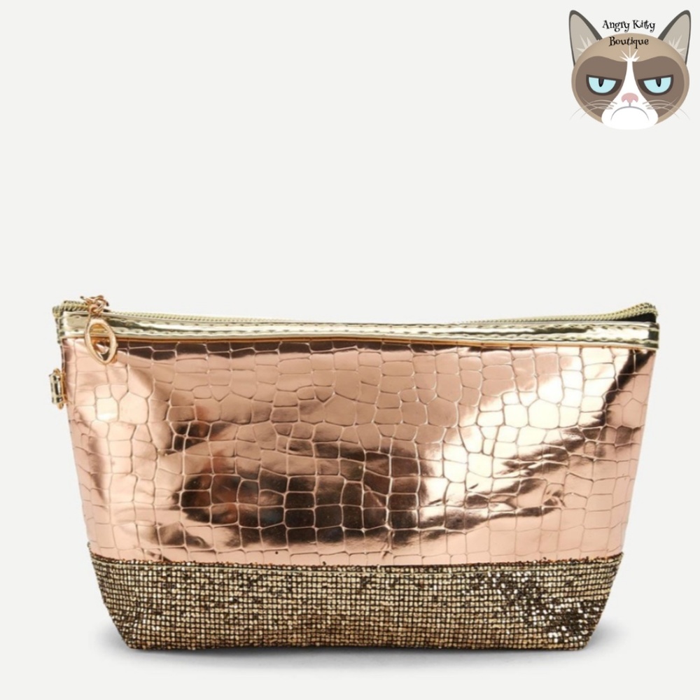 Metallic MakeUp Bag